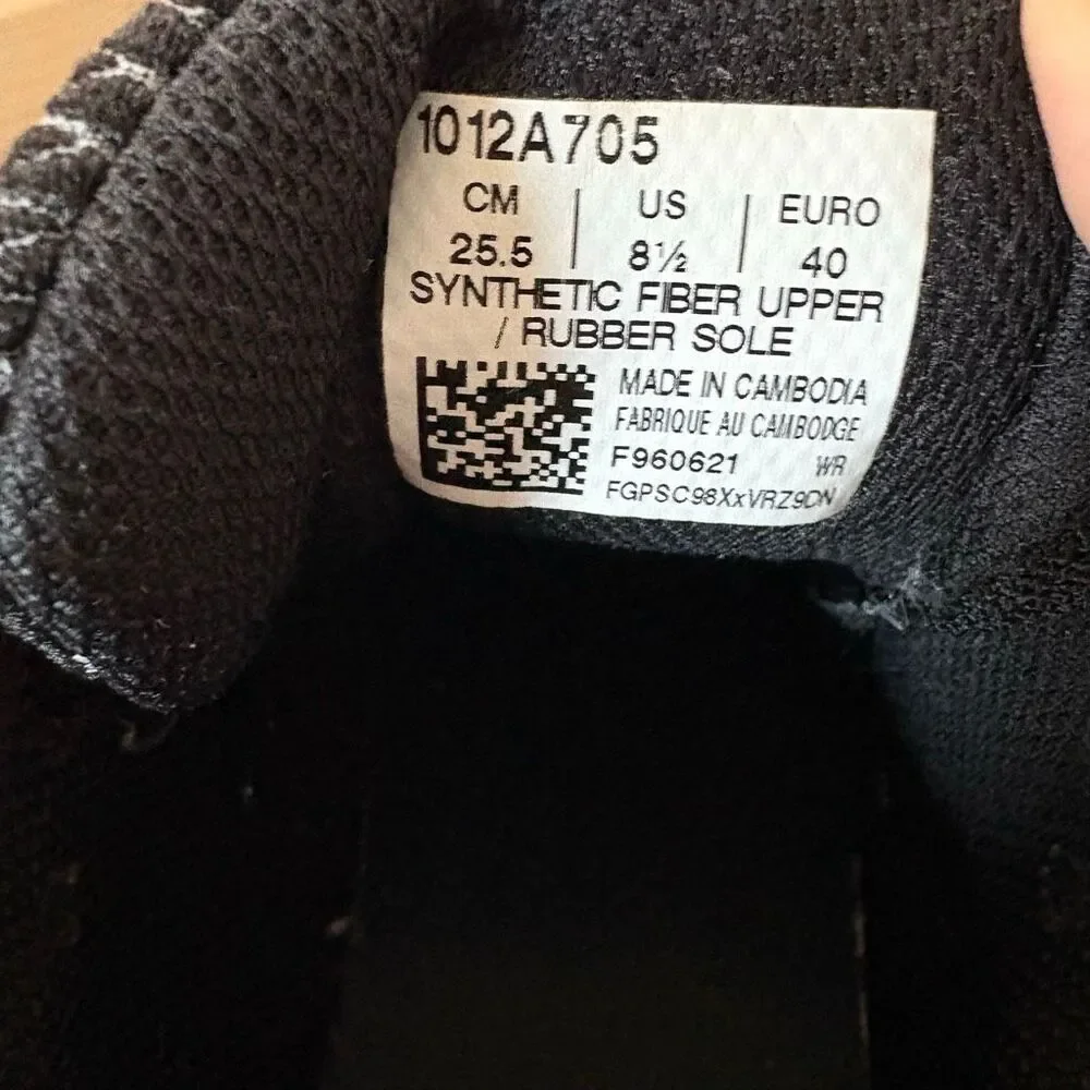 Asics Patriot 12 Running Woman’s Shoes Size 8.5 Black and White - Picture 7 of 7